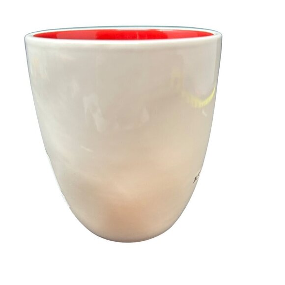 Rae Dunn Merry Gnomas Mug Dog Christmas Holiday Large Coffee Cup Ceramic Magenta - Picture 4 of 9